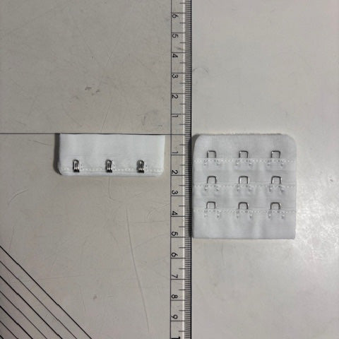 bra hook and eyes 3 sets 5cm wide