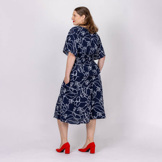 shirred waist nz made dress