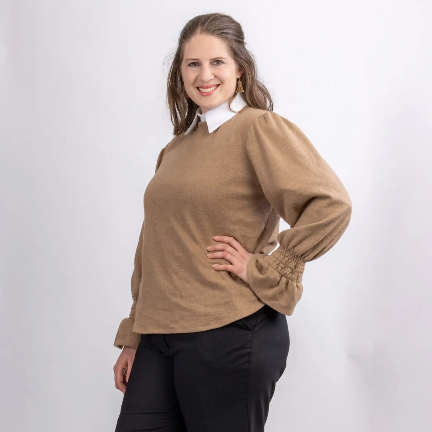 NZ made ladies winter woolly sweater