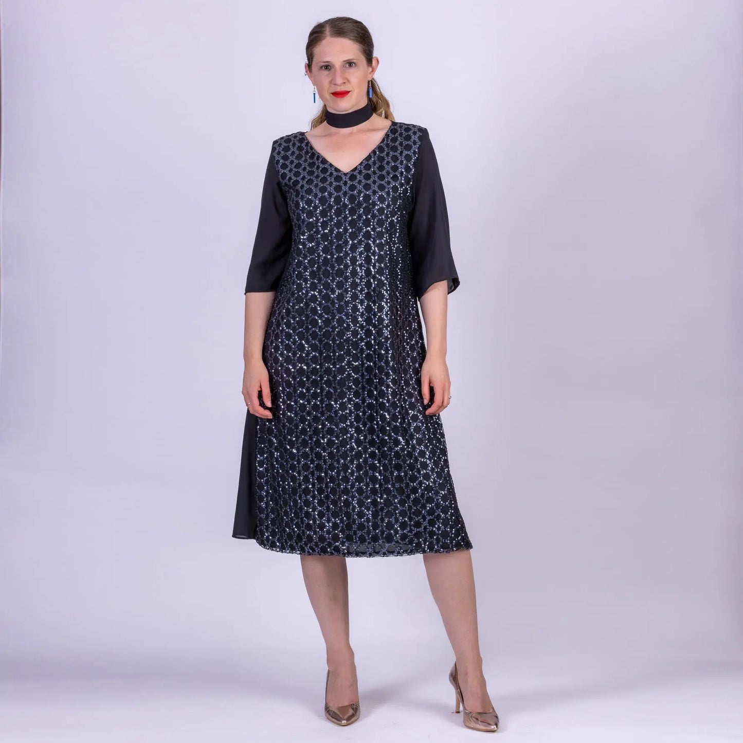little black dress with sparkles from desiree clothing