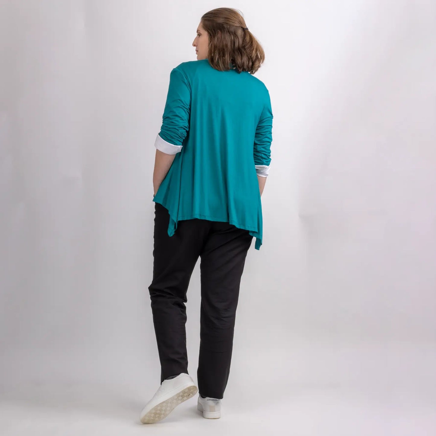 pretty green eco friendly office outfit
