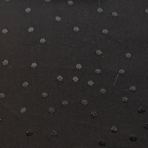 black polka dot woven fabric nz