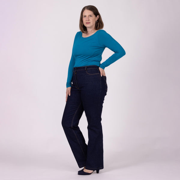 classic straight leg womens jeans