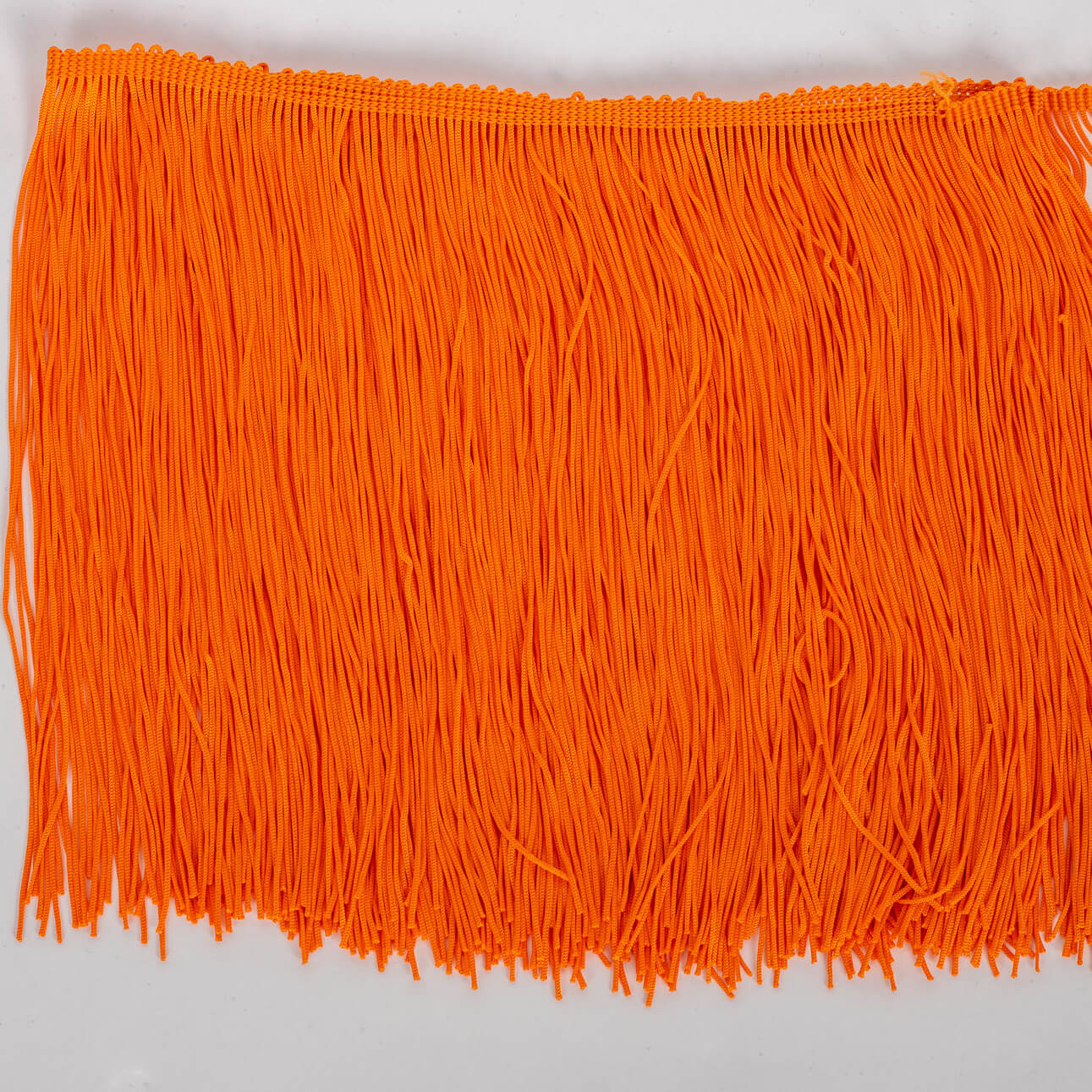 orange fringe trim for apparel and costumes