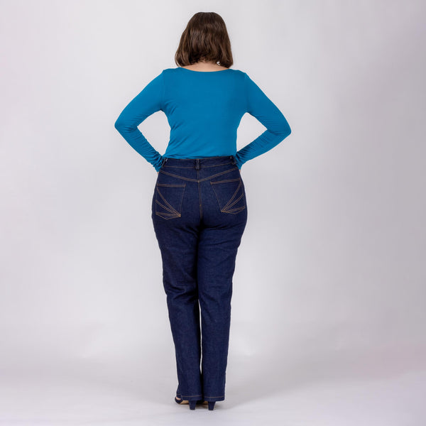 high waisted straight leg womens jeans